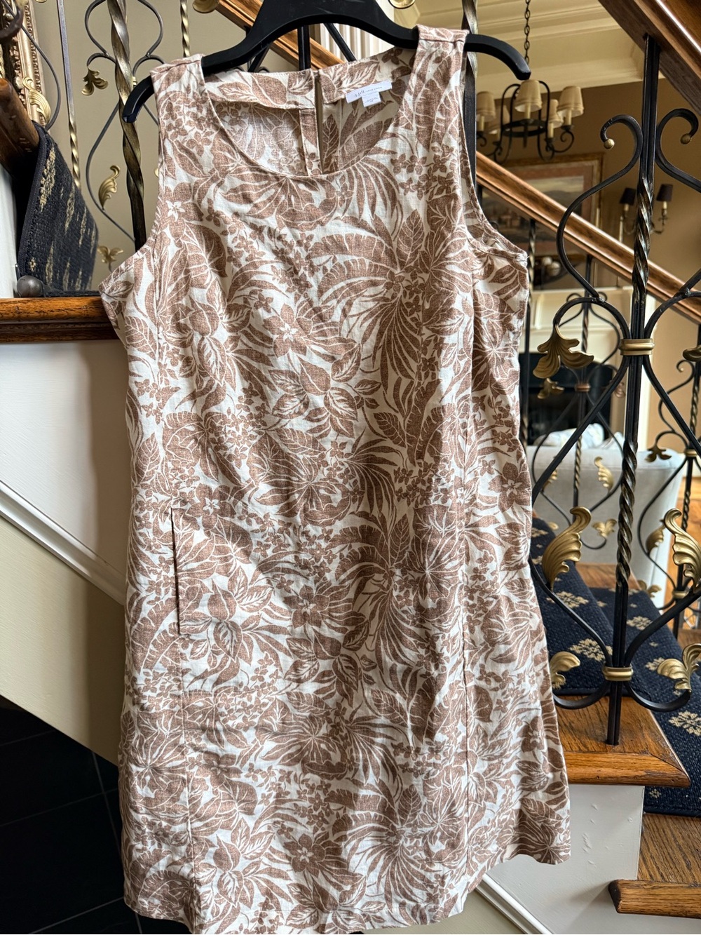 J.Jill Love Linen XS EUC. Great Summer dress. Button back fastened. - Picture 2 of 7